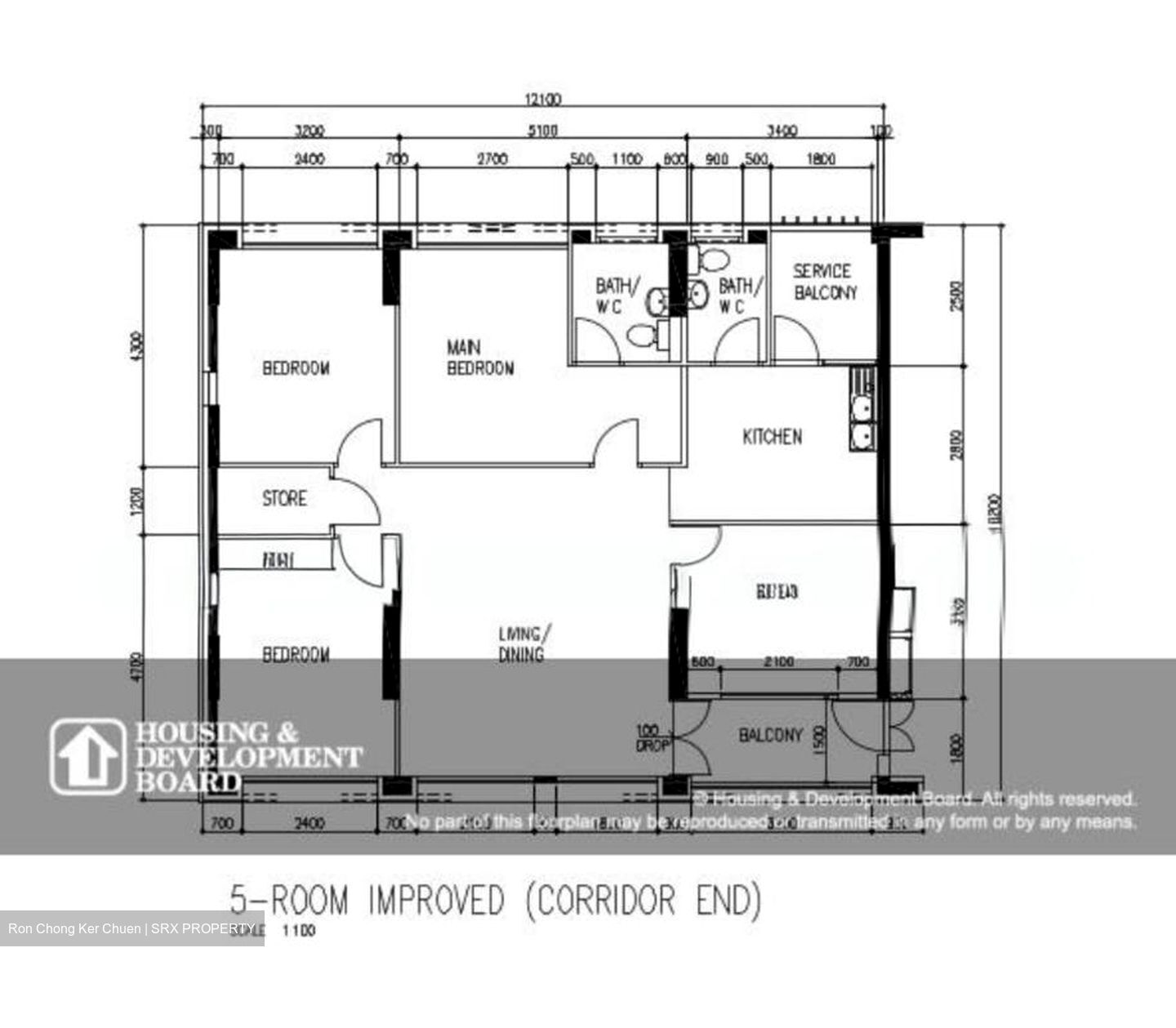 Blk 135 Jalan Bukit Merah (Bukit Merah), HDB 5 Rooms #524065711